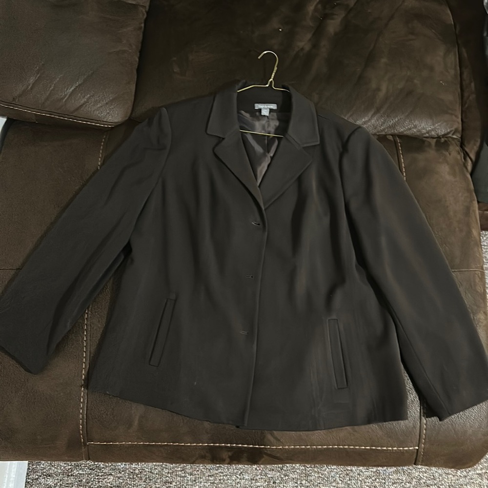 Brown Blazer 16W